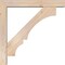 Ekena Millwork Balboa Block Smooth Bracket w/ Offset Brace, Douglas Fir, 5 1/2"W x 34"D x 34"H BKT0604X34X34BOA05SDF - alternate 2